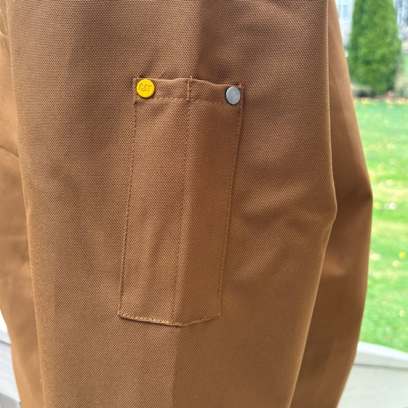 Caterpillar Work Light Water-Resistant Jacket 2310587 Size L Bronze Hooded Lined - Picture 5 of 9